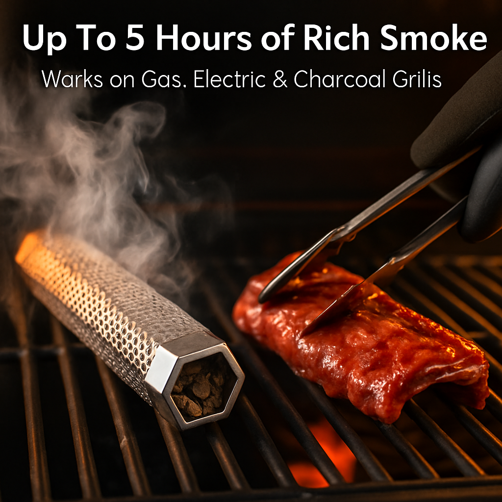 Pellet Smoker Tube for Grills and Smokers