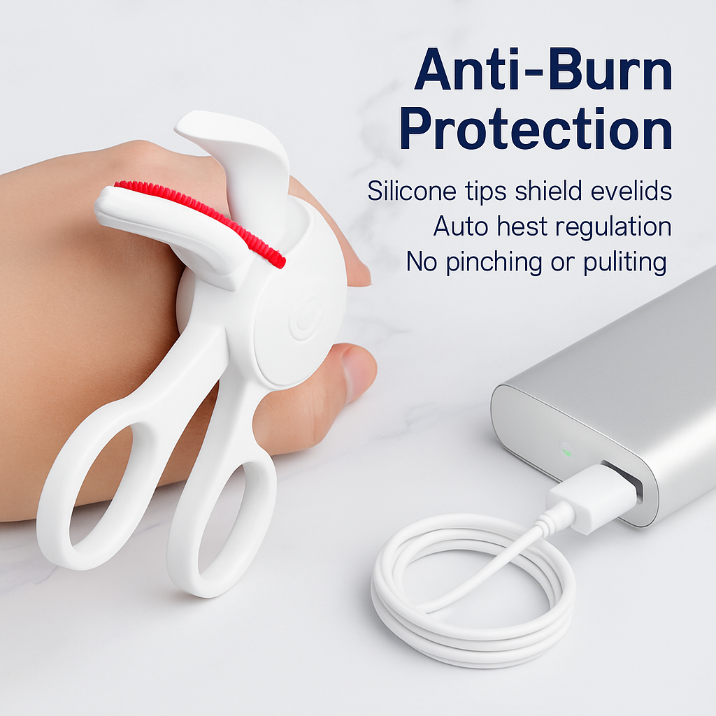 Heated Eyelash Curler with USB Rechargeable