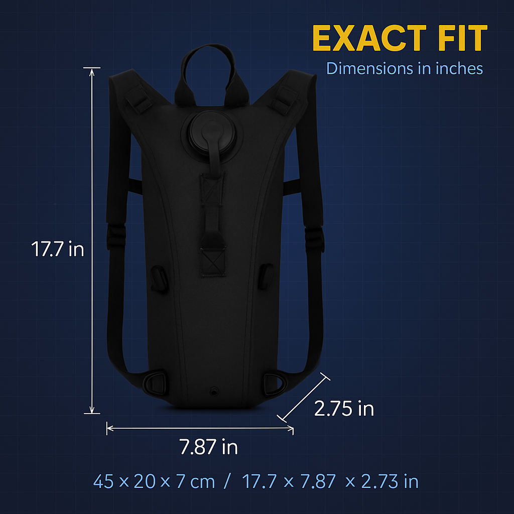 Bolsa de hidratación para senderismo y ciclismo