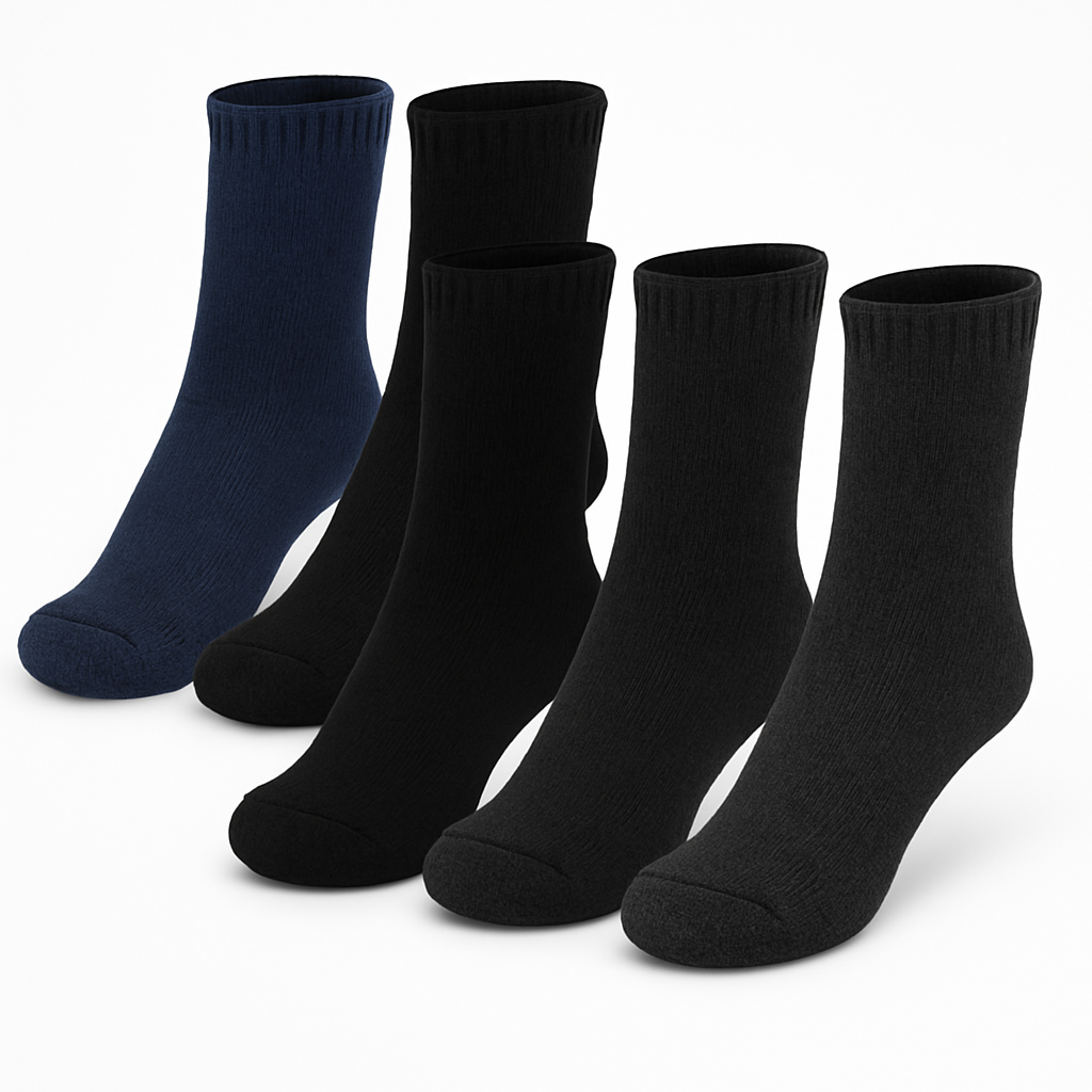 Calcetines de lana cálidos para hombre – Suaves, comodidad térmica (3 pares)