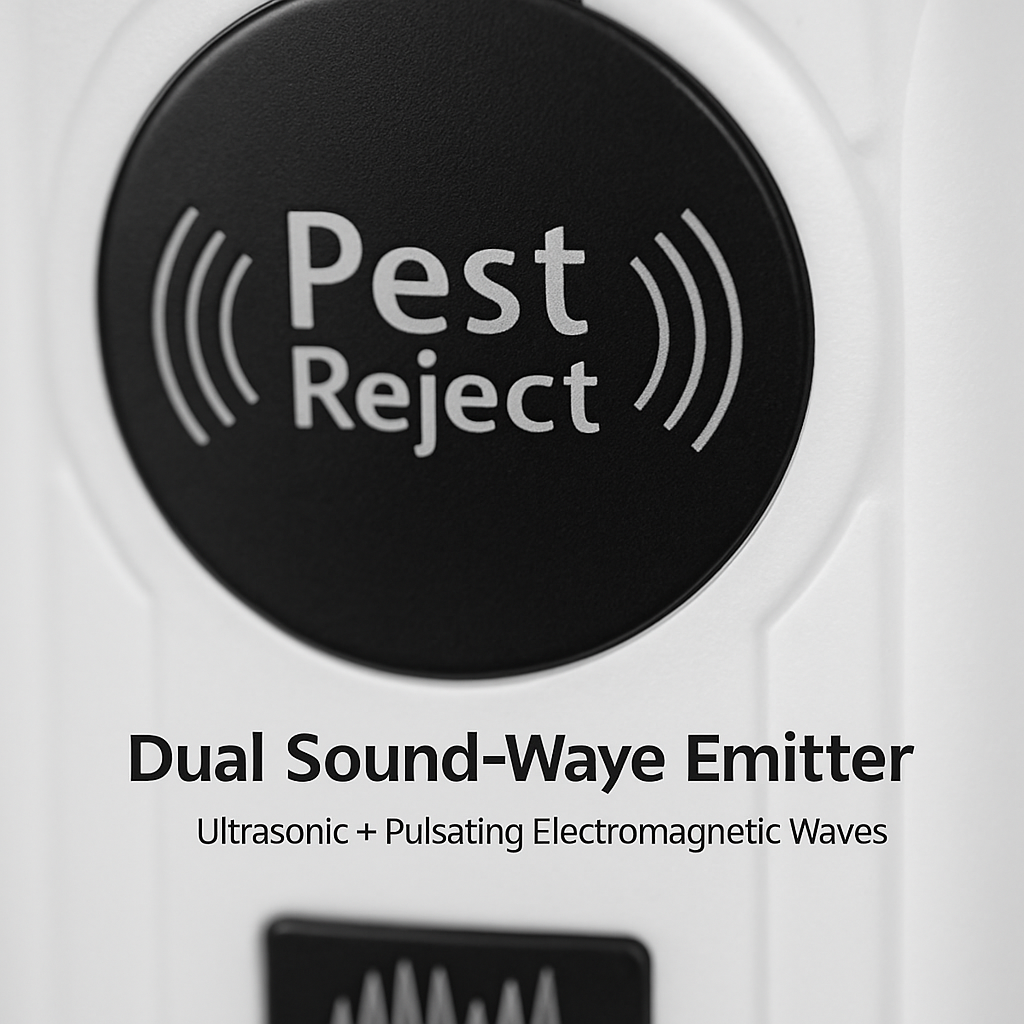 6 Pack 32-120KHz Ultrasonic Insect Repellent Indoor Plug In Bug Repellent Mosquito Roaches Mice Control with 3 Modes for Bedroom Garage Warehouse Offi