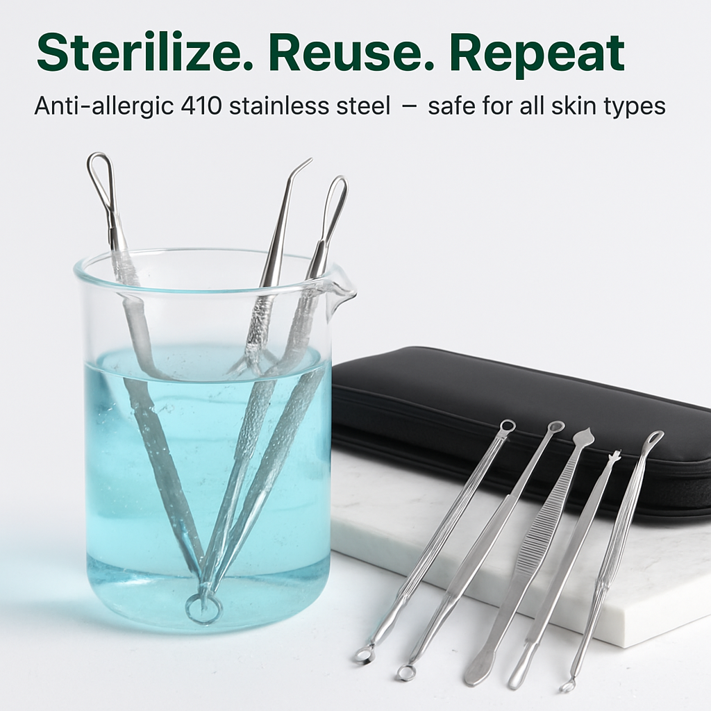 Kit extractor de puntos negros para granos y acné