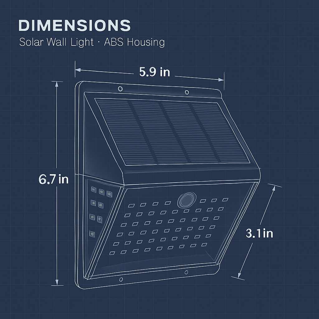 Lámparas de pared solares con sensor de movimiento