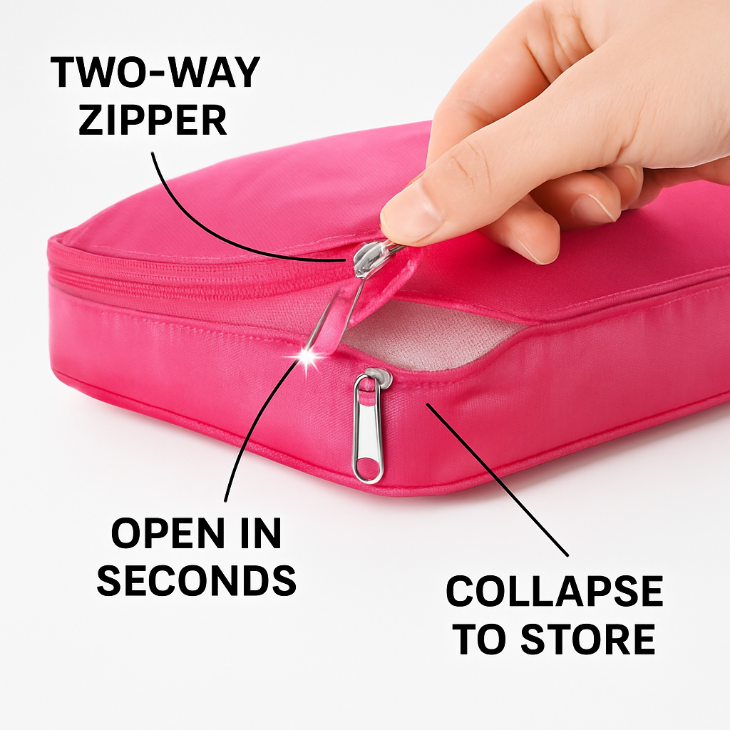 Storage Bags with Packing Cubes for Travel
