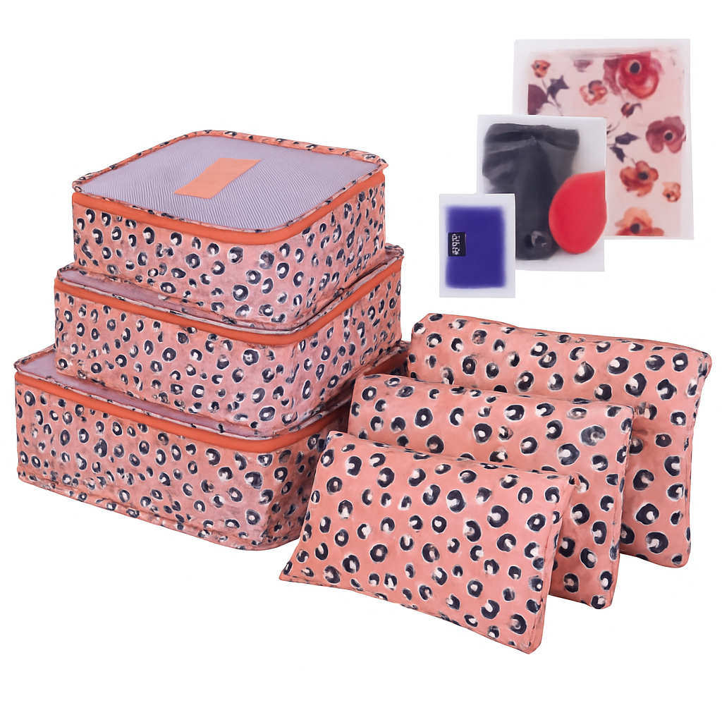 Storage Bags with Packing Cubes for Travel