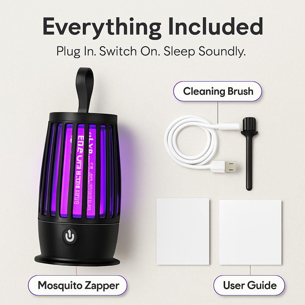 Mosquito Killer Lamp with Night Light, Rechargeable