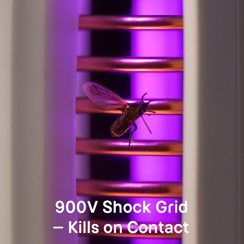Cordless Indoor Bug Zapper Mosquito Lamp with Hanging Strap
