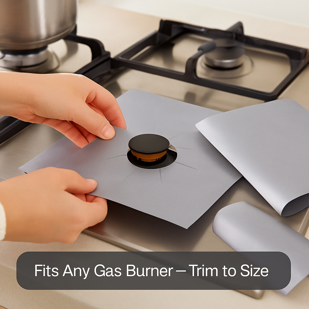Stovetop Burner Protector Liners for Reusable Nonstick