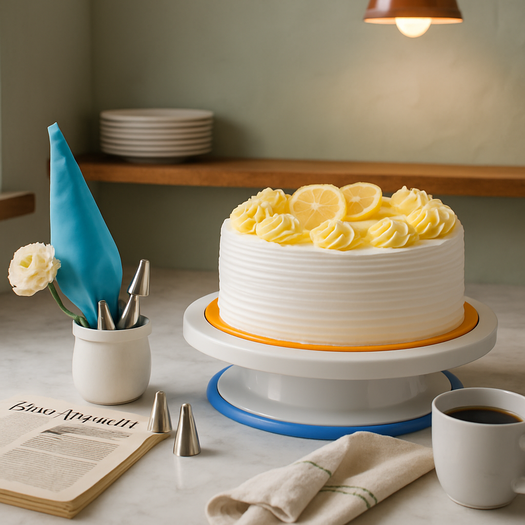 Rotating Cake Turntable Kit for Decorating Masterpieces