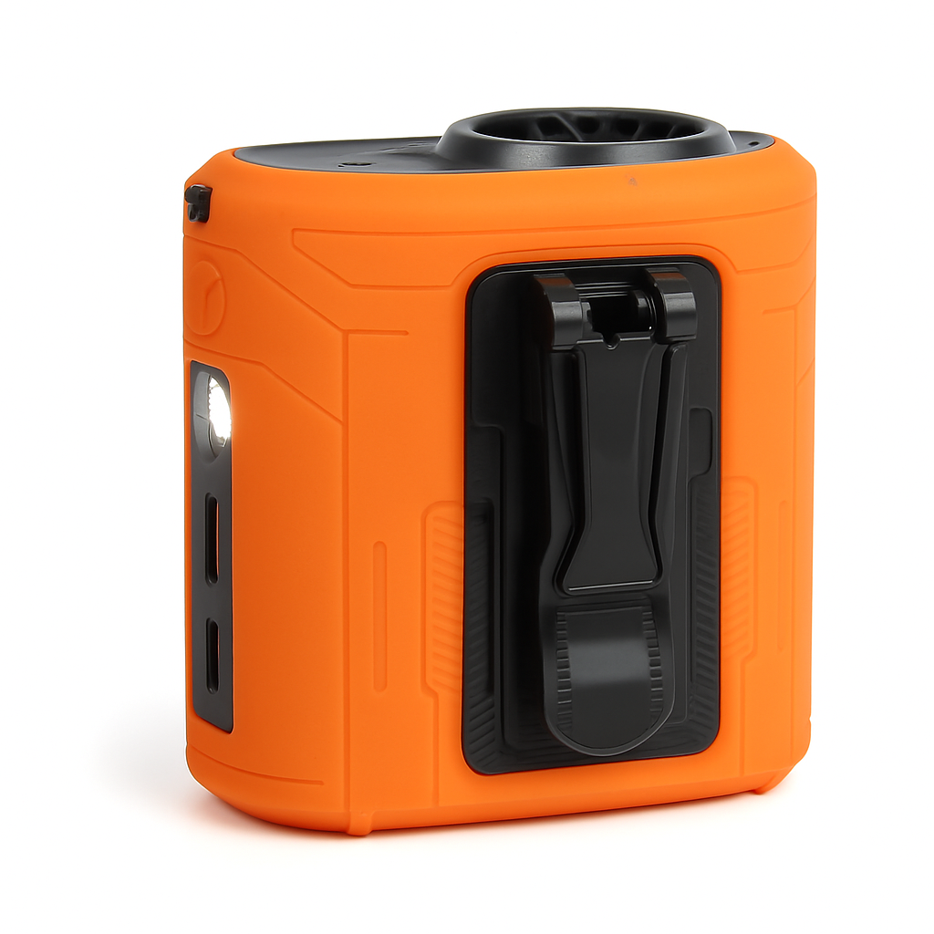 Portable 5-in-1 Waist Clip Fan with 5 Speeds and Light