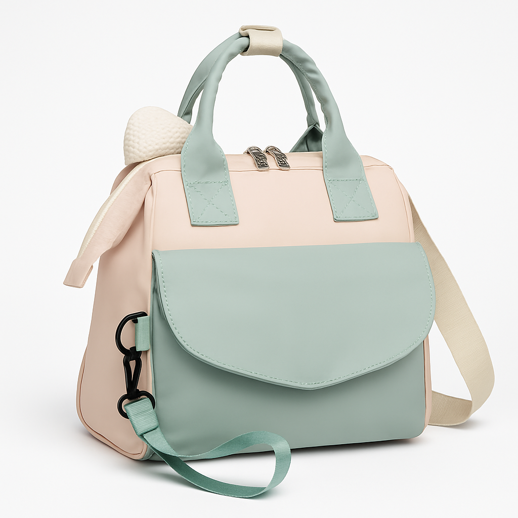 Diaper Bag with 7 Pockets and Insulated Compartments