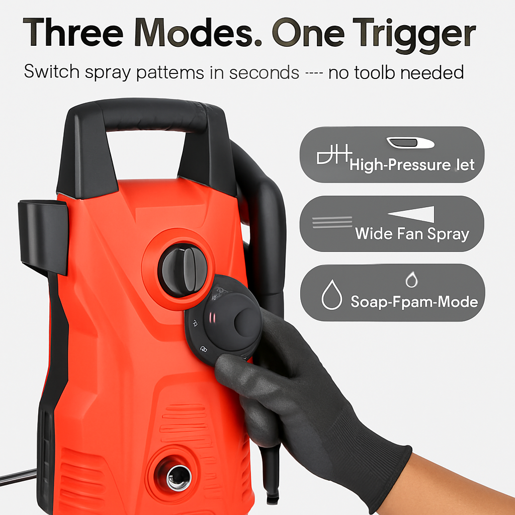 Electric High Pressure Washer for Home and Cars