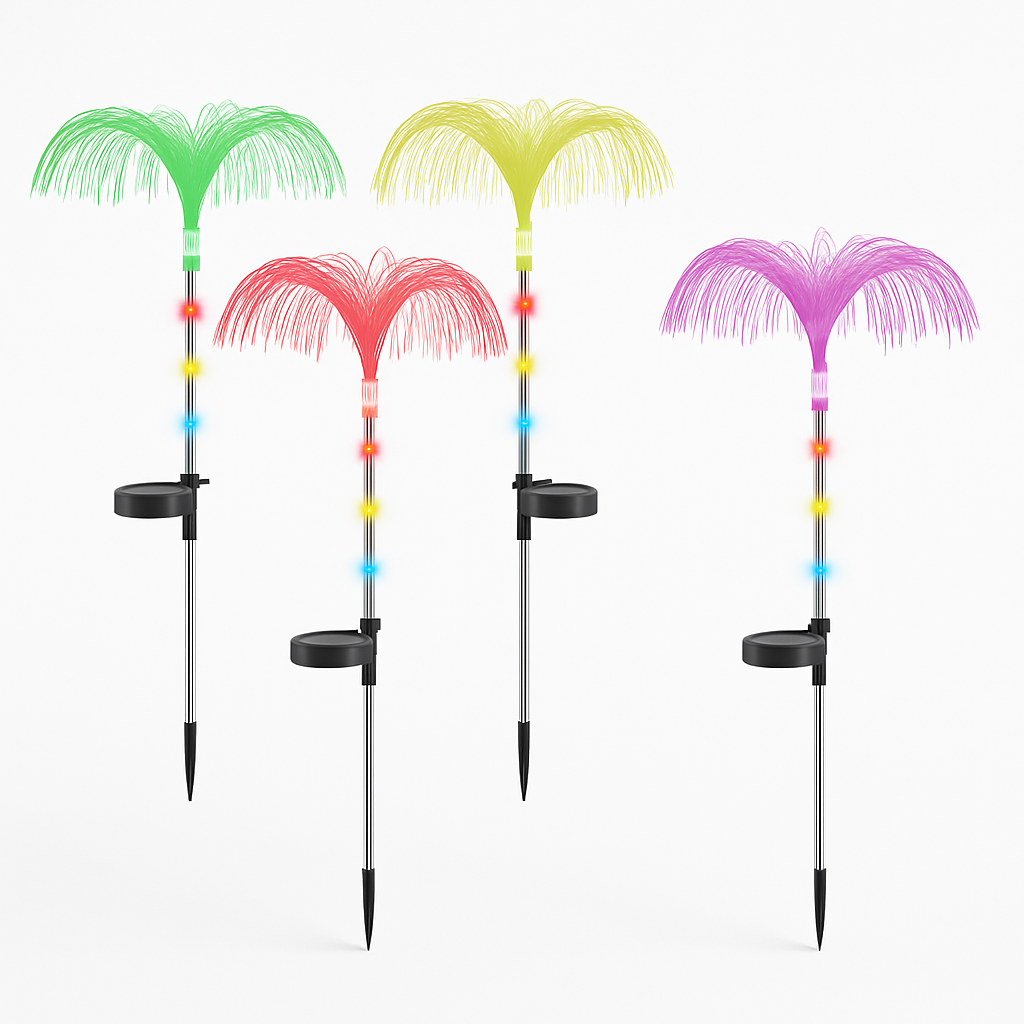 Jellyfish Solar Lights - Outdoor Lamps, 7 Colors