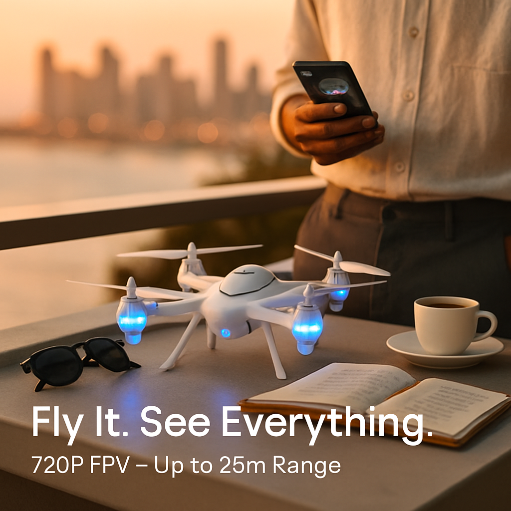4.5 Ch 6 Axis Gyro 6 Motor 2.4Ghz RC WIFI FPV Quadcopter with HD Camera