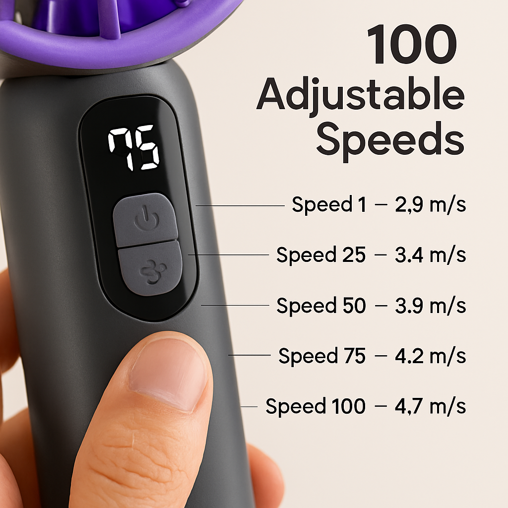 Handheld Fan with Ice Cooler: Powerful Portable Cooling