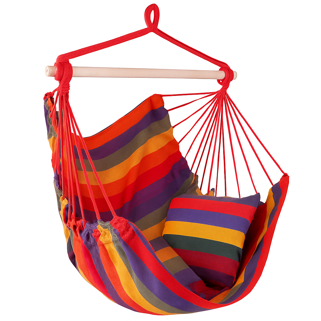 Hammock Hanging Chair Canvas Porch Patio Swing Seat