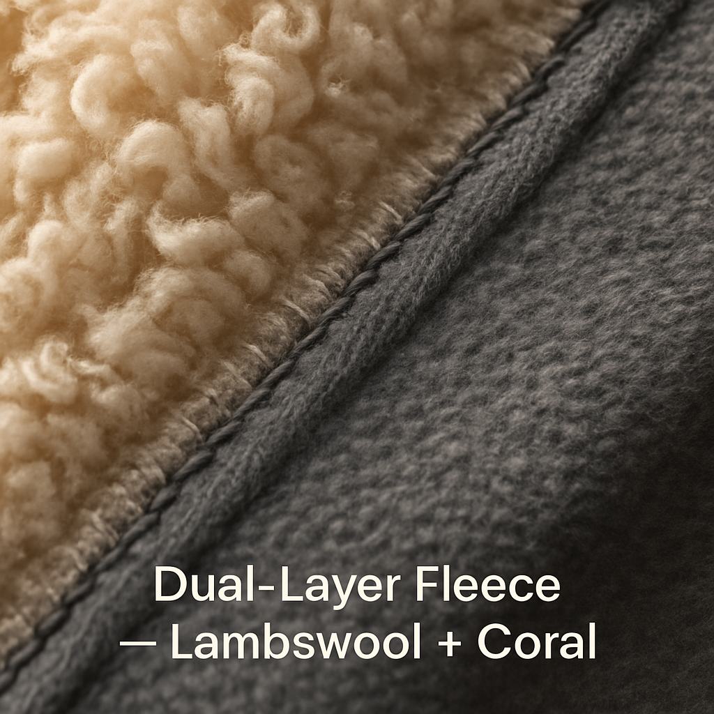 Queen Size Fleece Heated Blanket with Dual Controls
