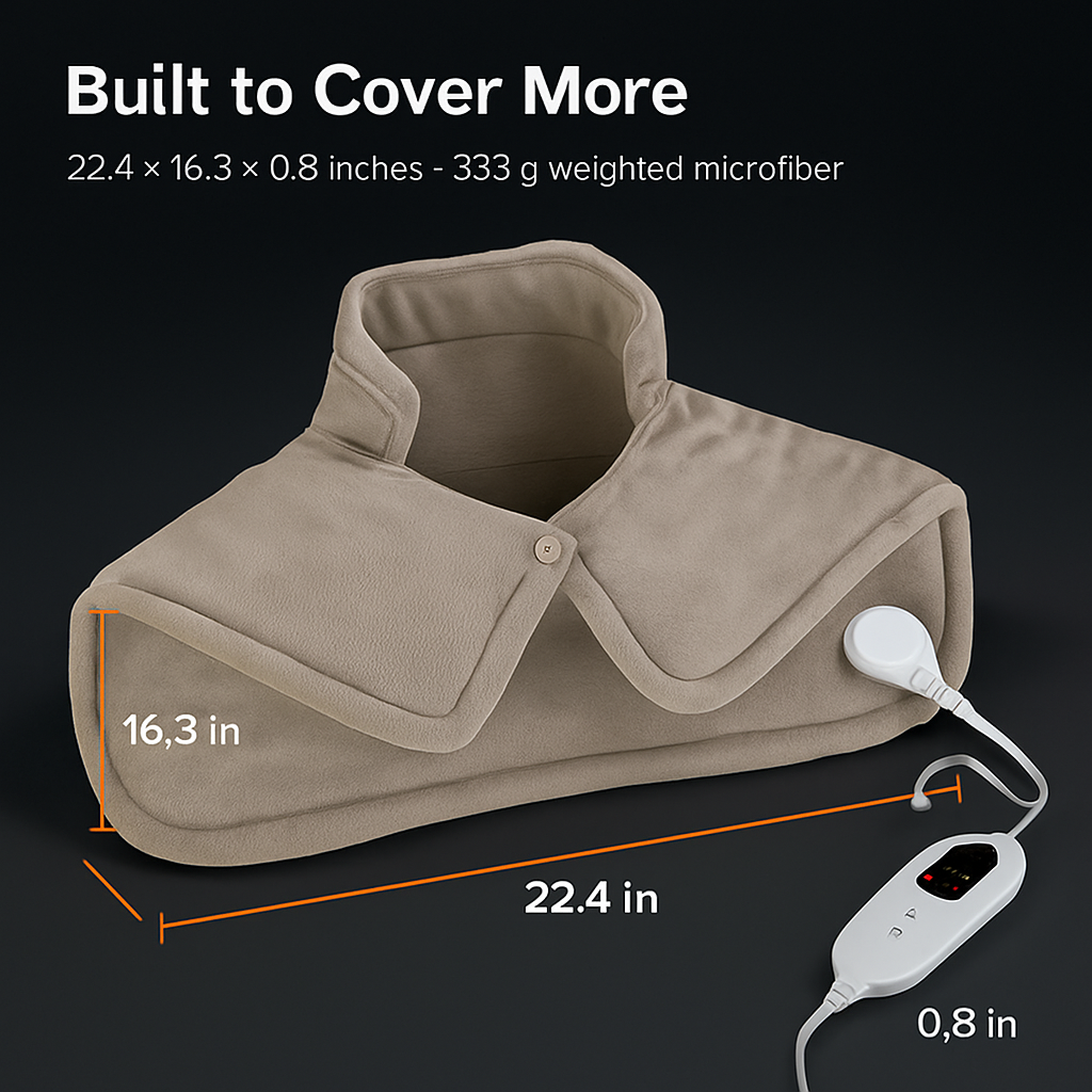 Weighted Heating Pad for Neck and Shoulders