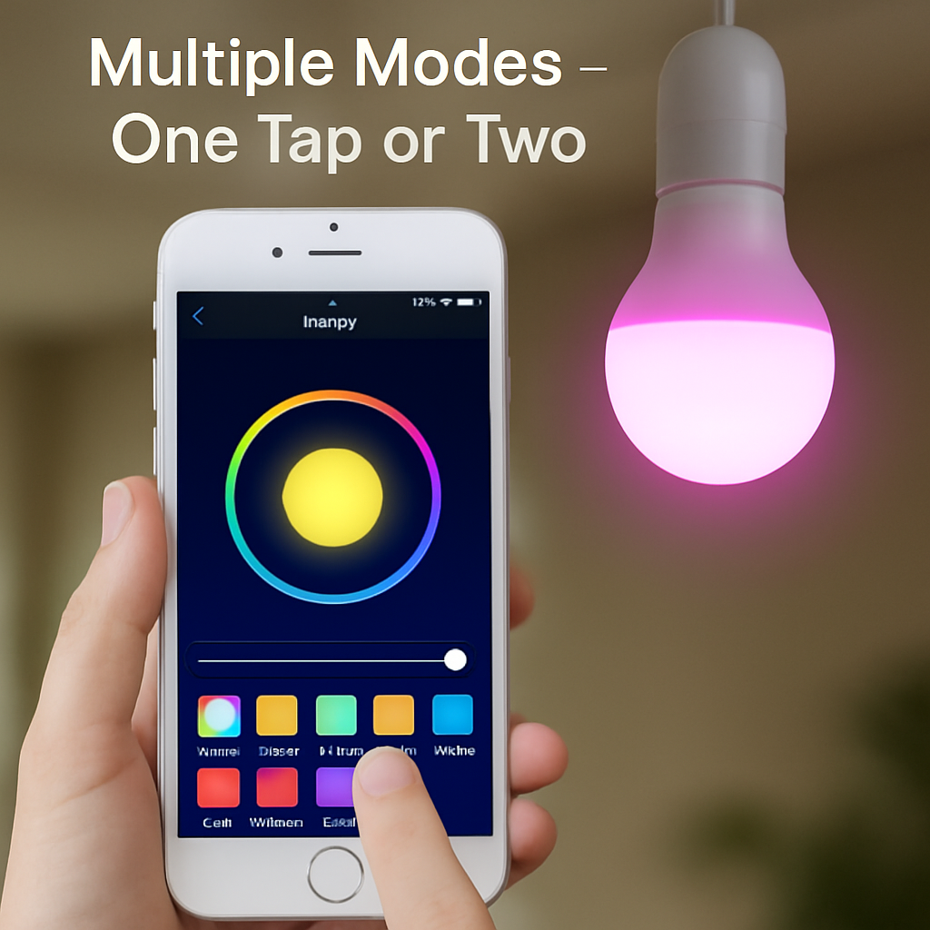1.6 Million Color Smart Wireless LED Bulb Light