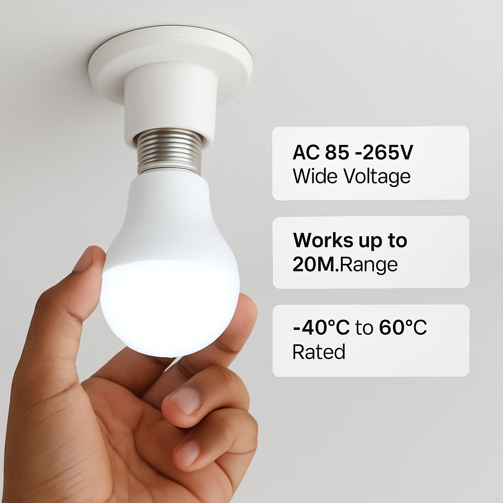 1.6 Million Color Smart Wireless LED Bulb Light