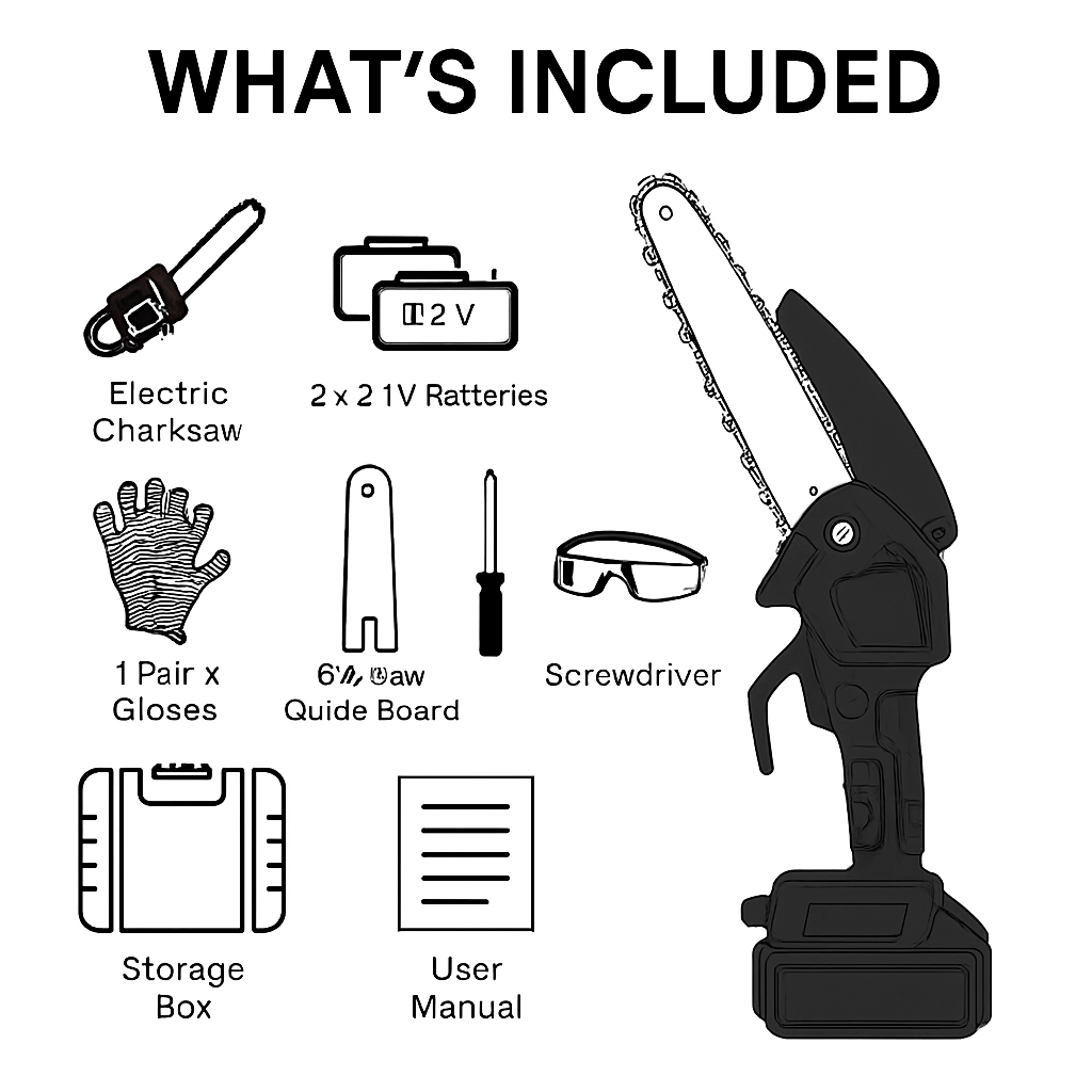 Mini Chainsaw Cordless Portable Pruning Tool