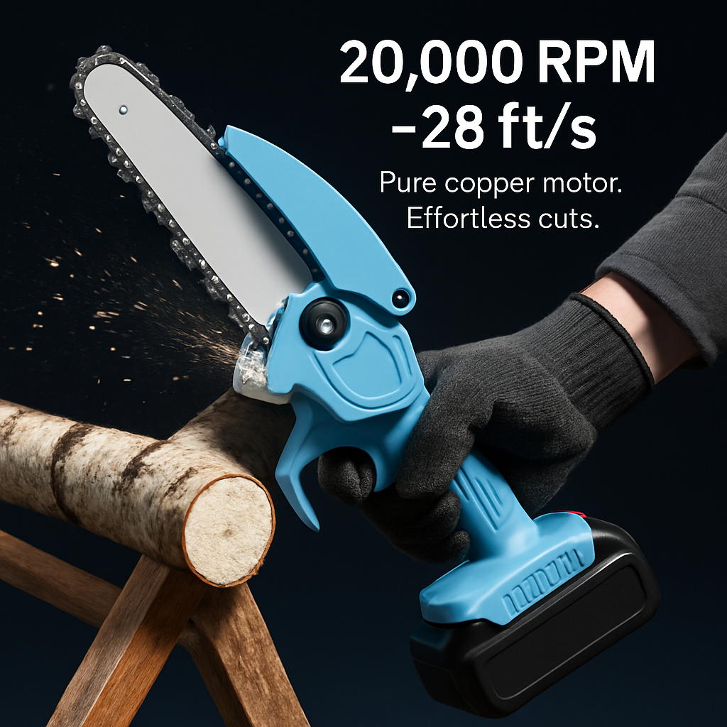 Mini Chainsaw Cordless Portable Pruning Tool