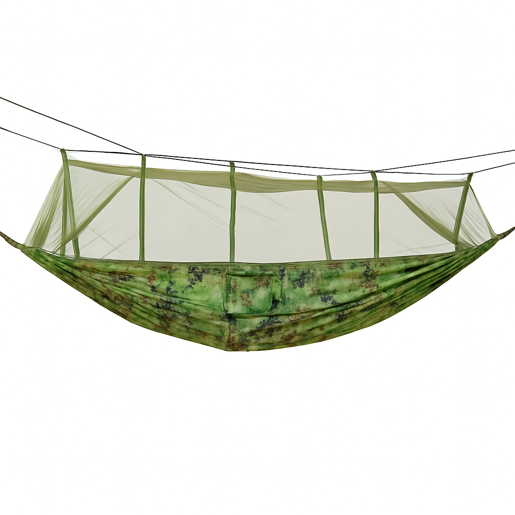 Hamaca con mosquitero para camping y viajes