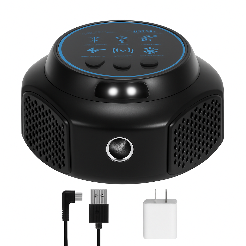 Repelente ultrasónico de ratones de 360° para interiores, ahuyentador de roedores, ratas y ardillas con 3 modos y 2 luces estroboscópicas para cocina y almacén