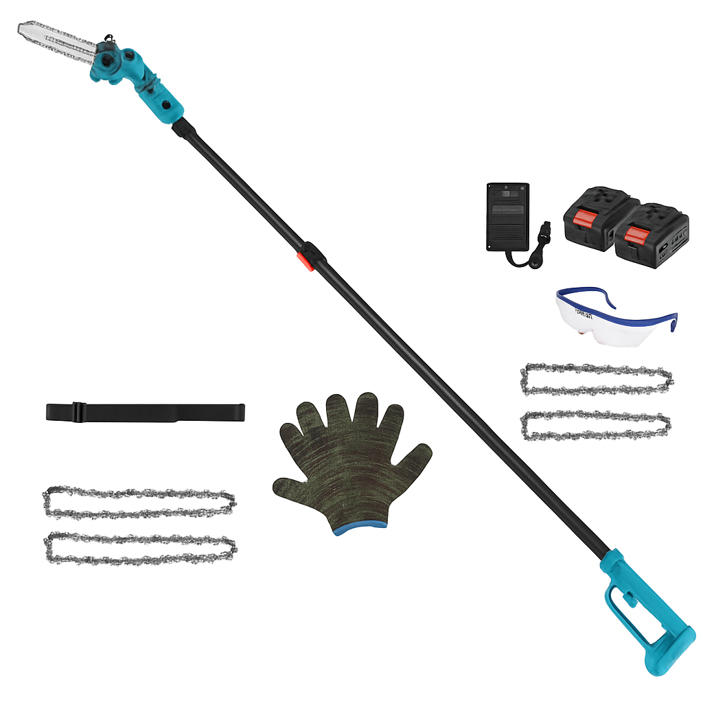 Cordless Pole Saw and Mini Chainsaw with Extension