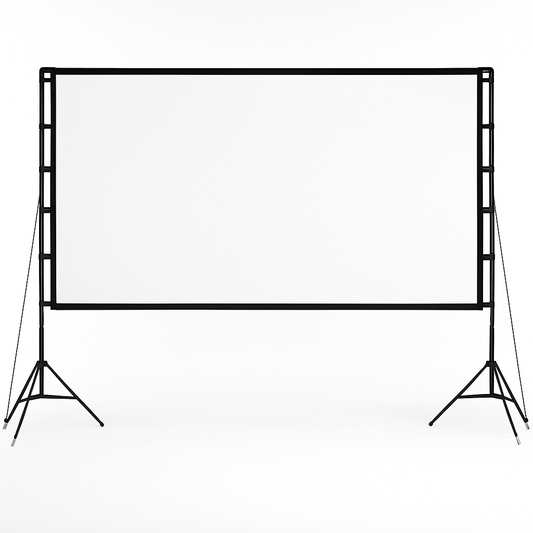 100inch Projector Screen with Stand 16:9 4K HD Rear Front Wrinkle-Free Portable And Foldable Movie Screen with Carry Bag For Indoor Outdoor Home Theat