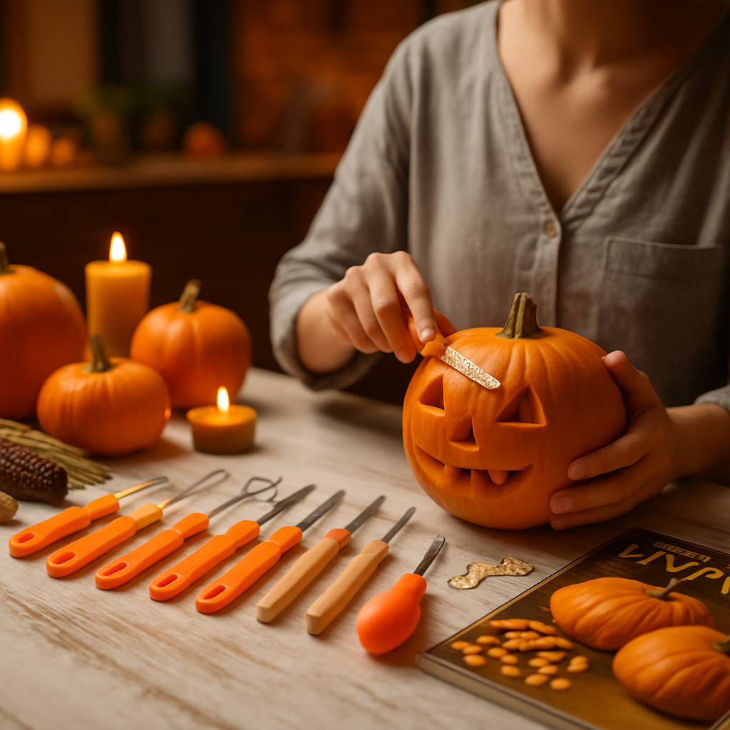 Halloween Pumpkin Carving Kit with All Tools