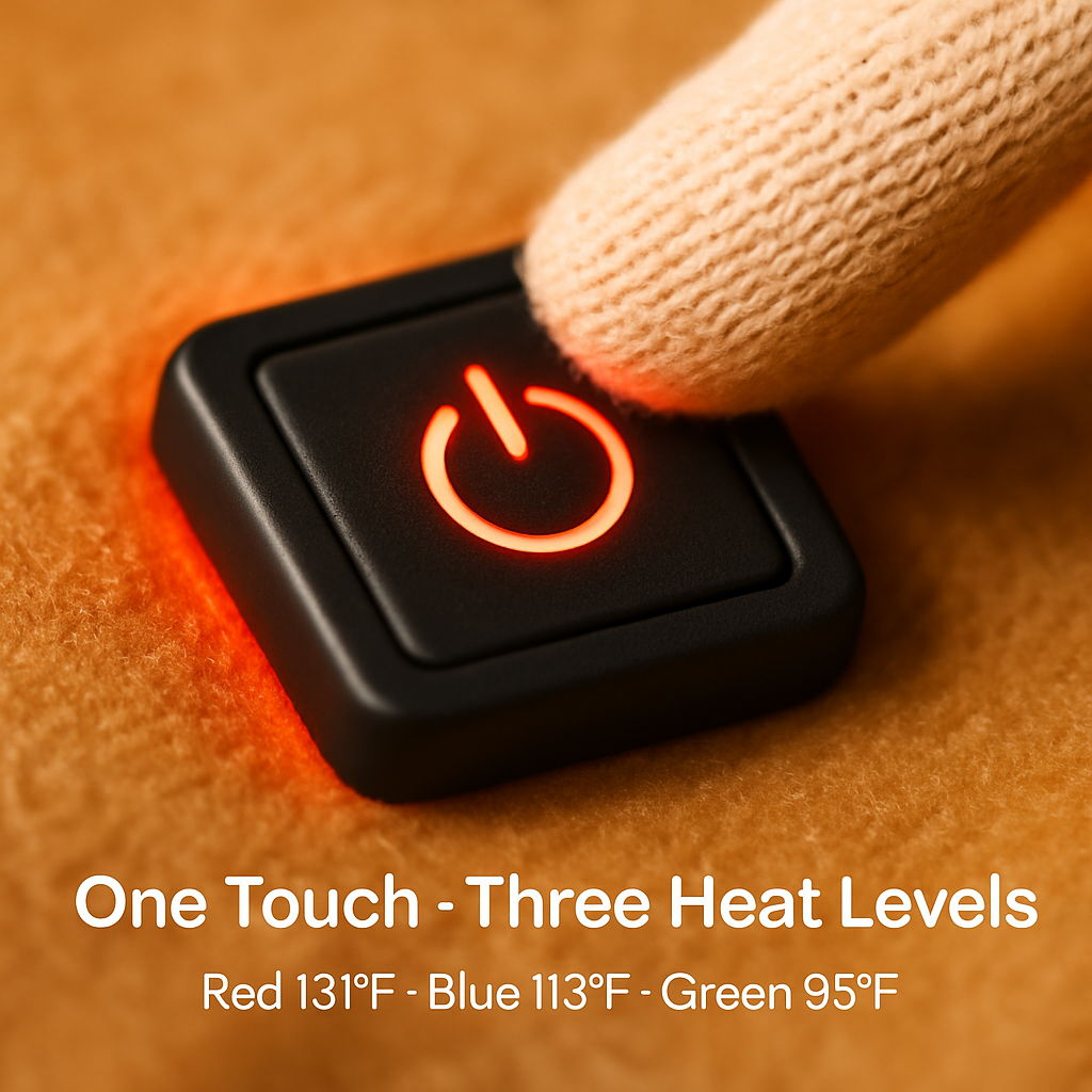 Chal califactor USB de 77x24 pulgadas, manta térmica portátil, cobija eléctrica con cremallera, 3 niveles de calor, lavable a máquina para interiores y exteriores