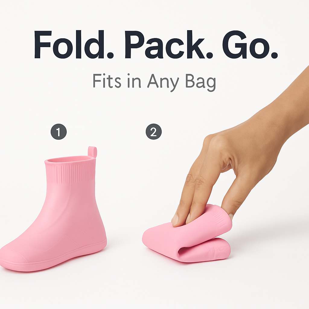 Waterproof Shoe Covers for Rain - Non-Slip Protectors