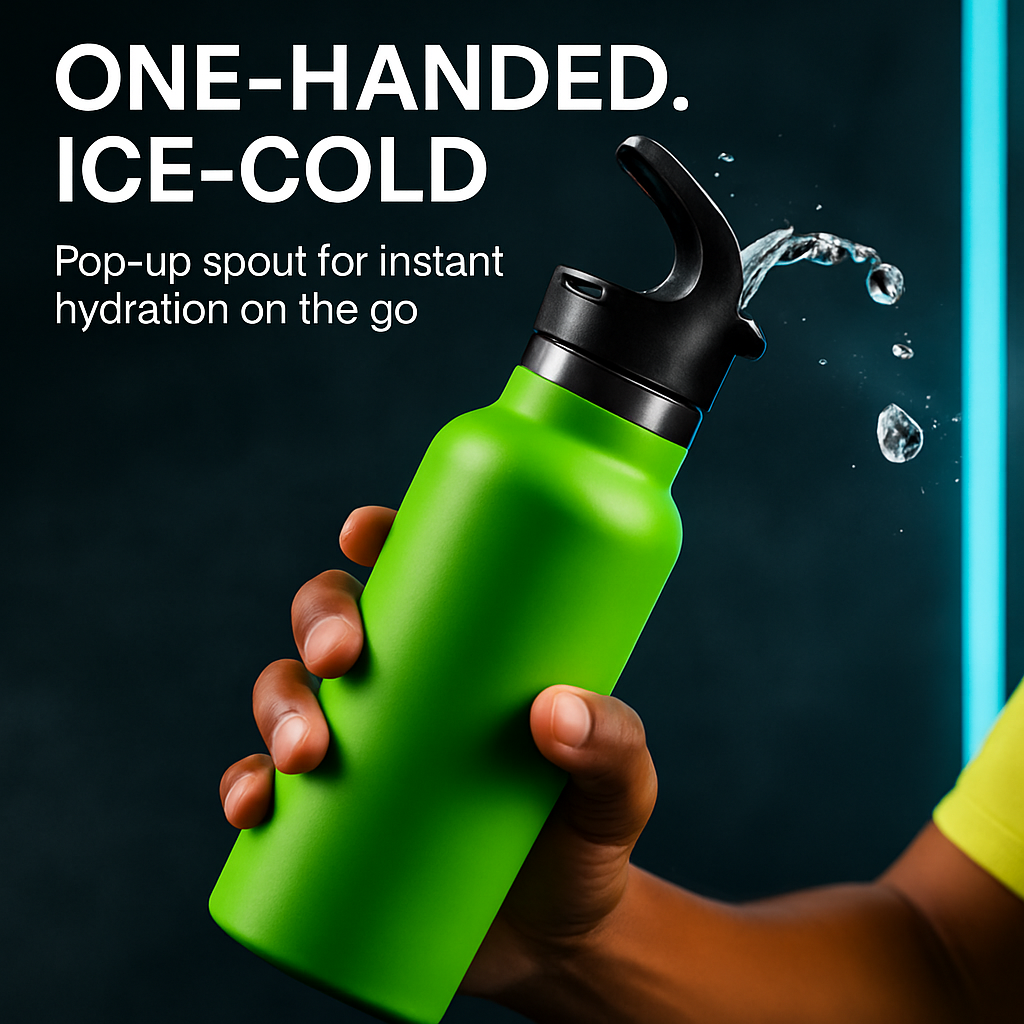 Botella de agua de acero inoxidable para uso diario