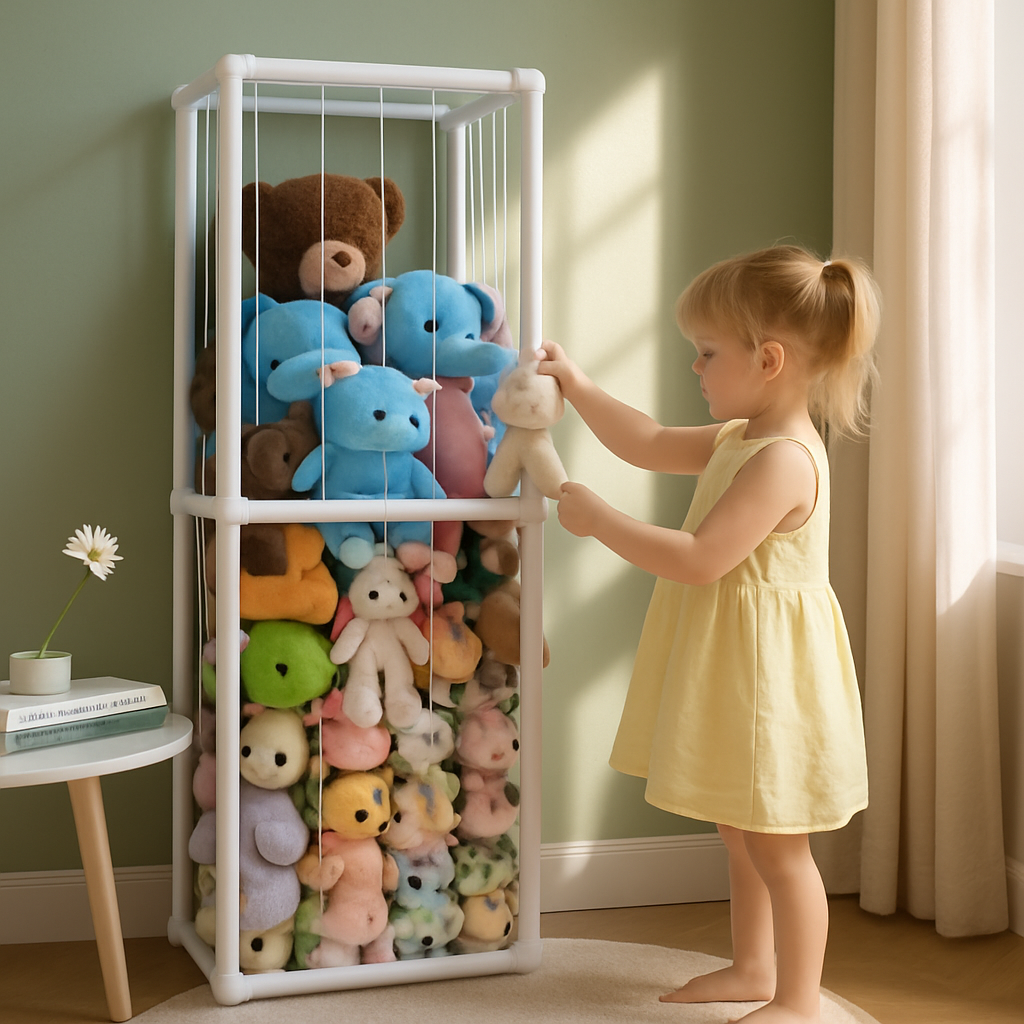 Stuffed Animal Storage Plush Organizer Shelf