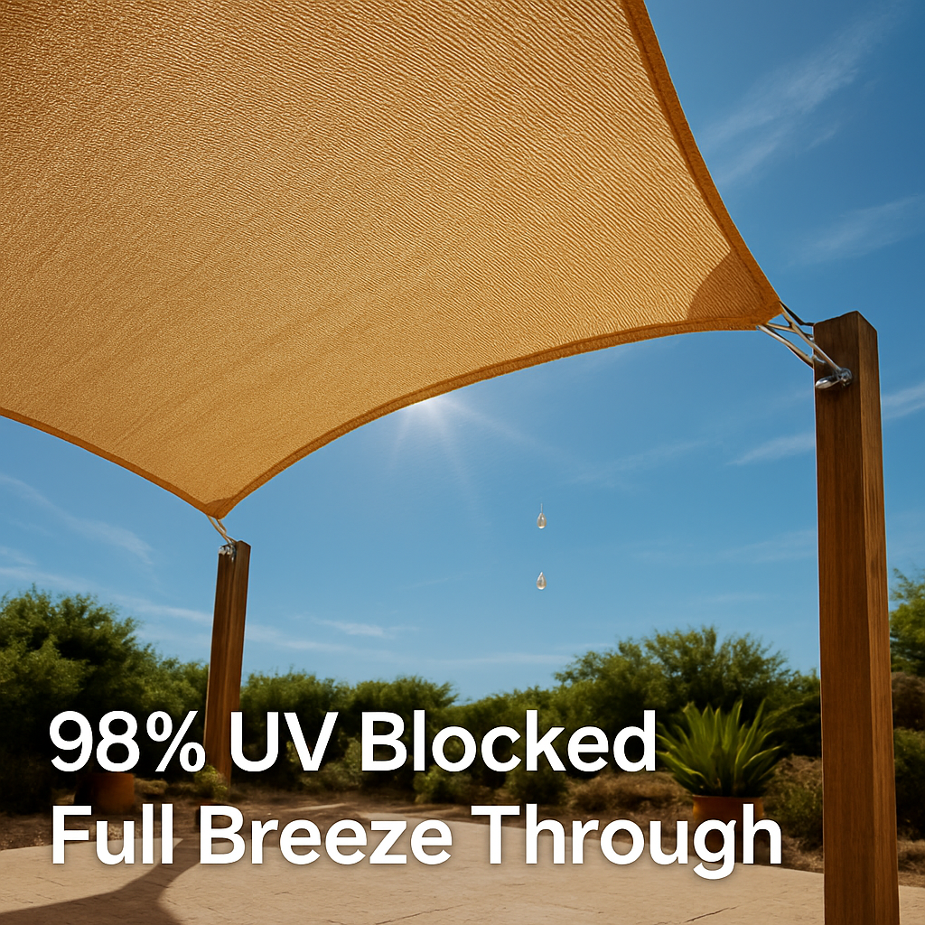Rectangle Top Canopy Awning Shelter for Outdoors
