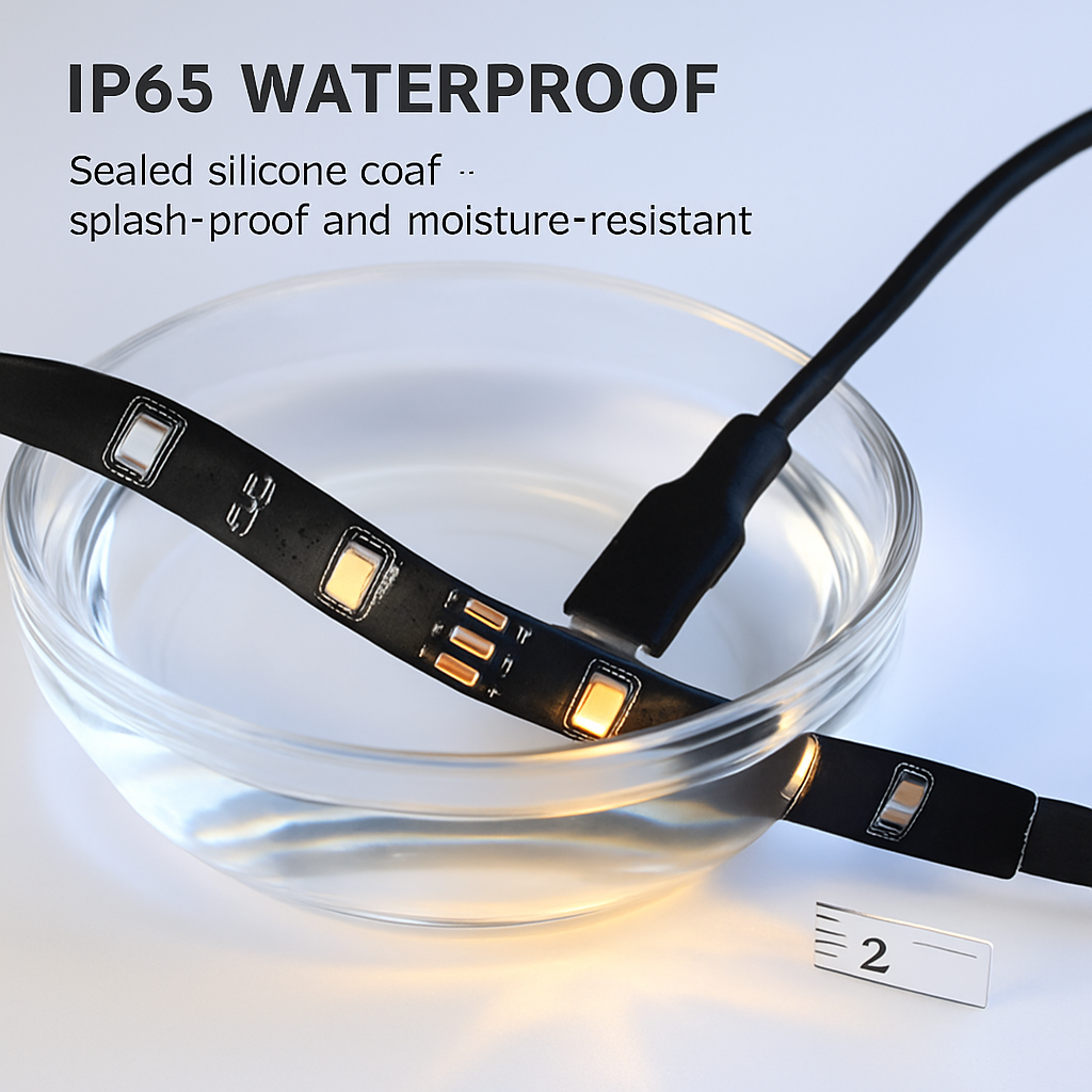 Tira de luz LED RGB USB para retroiluminación de monitor de TV