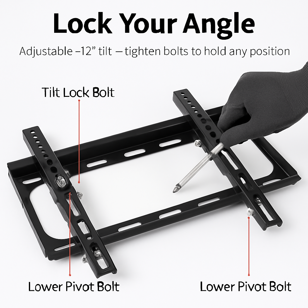 TV Wall Mount Tilt Dual Arm TV Mount Brackets Maximum VESA 400x400mm For 26-55in TVs