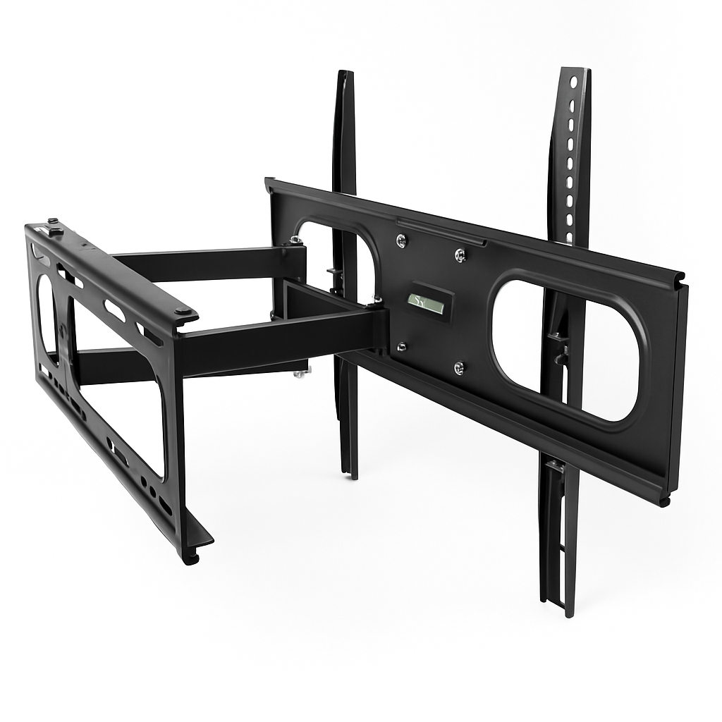 Full Motion TV Wall Mount Swivel Tilt TV Wall Rack Support 37-70” TV Wall Mount Max VESA Up To 600x400mm Holds Up To 99LBS