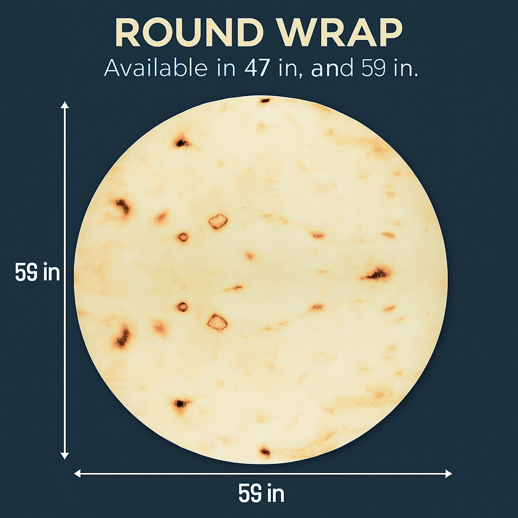 Manta de burrito para un hogar acogedor