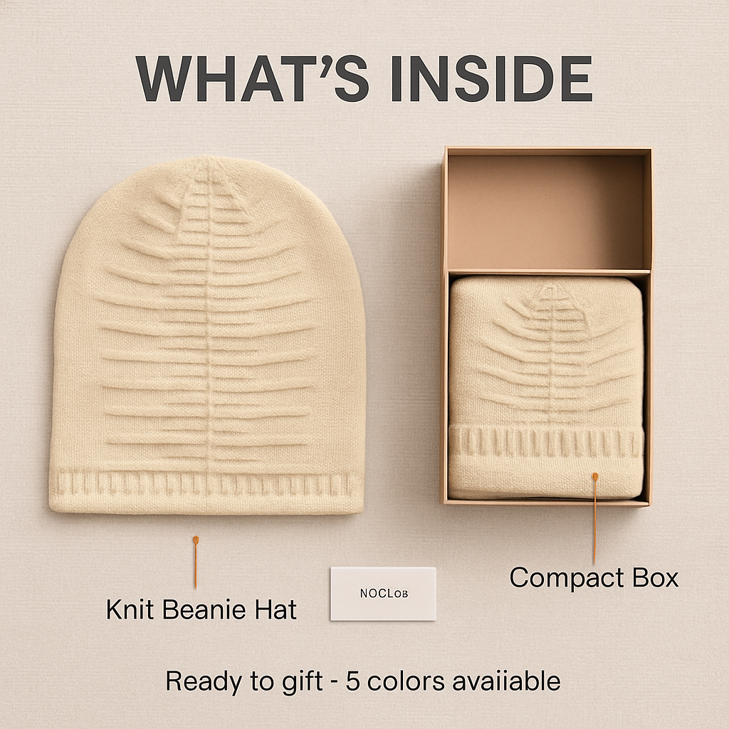 Knit Beanie Hat for Winter: Soft, Slouchy Comfort