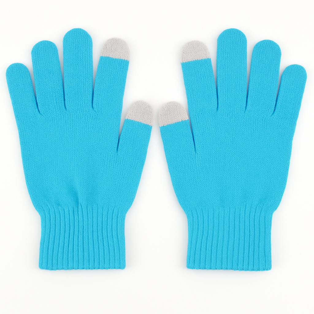 Guantes de punto unisex de invierno para pantalla táctil, resistentes al viento, para ciclismo, esquí y actividades al aire libre.