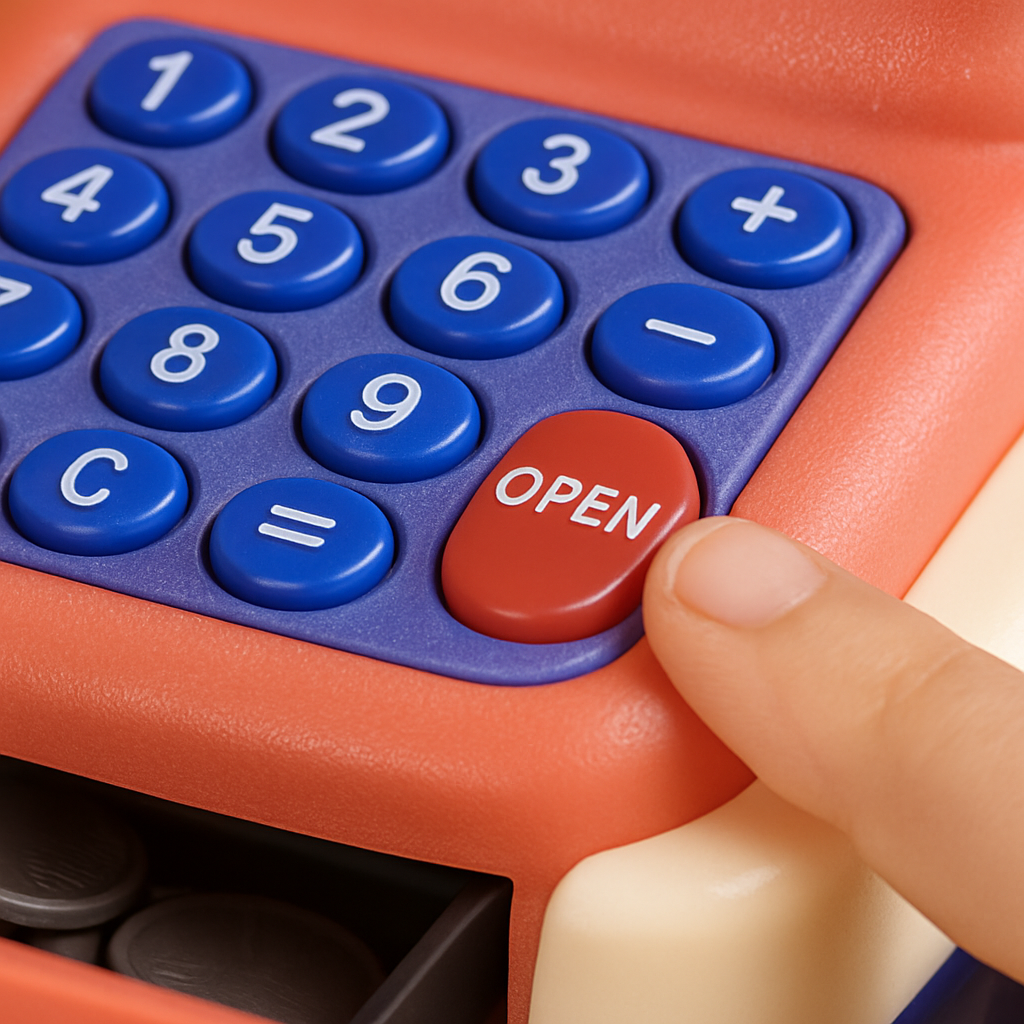 Cash Register Pretend Play Toy with Scanner