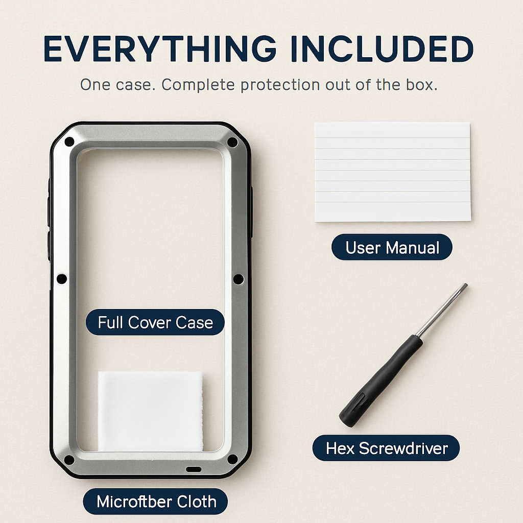 Rugged Shock-Resistant Hybrid Full Cover Case For iPhone 6 Plus