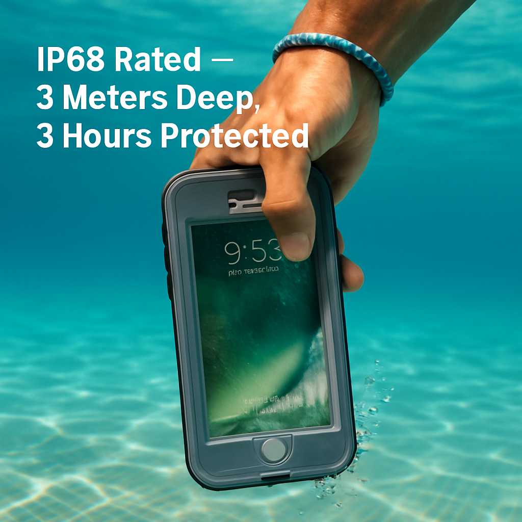 Rugged Water-proof Hybrid Full Cover Case For iPhone 7 Plus