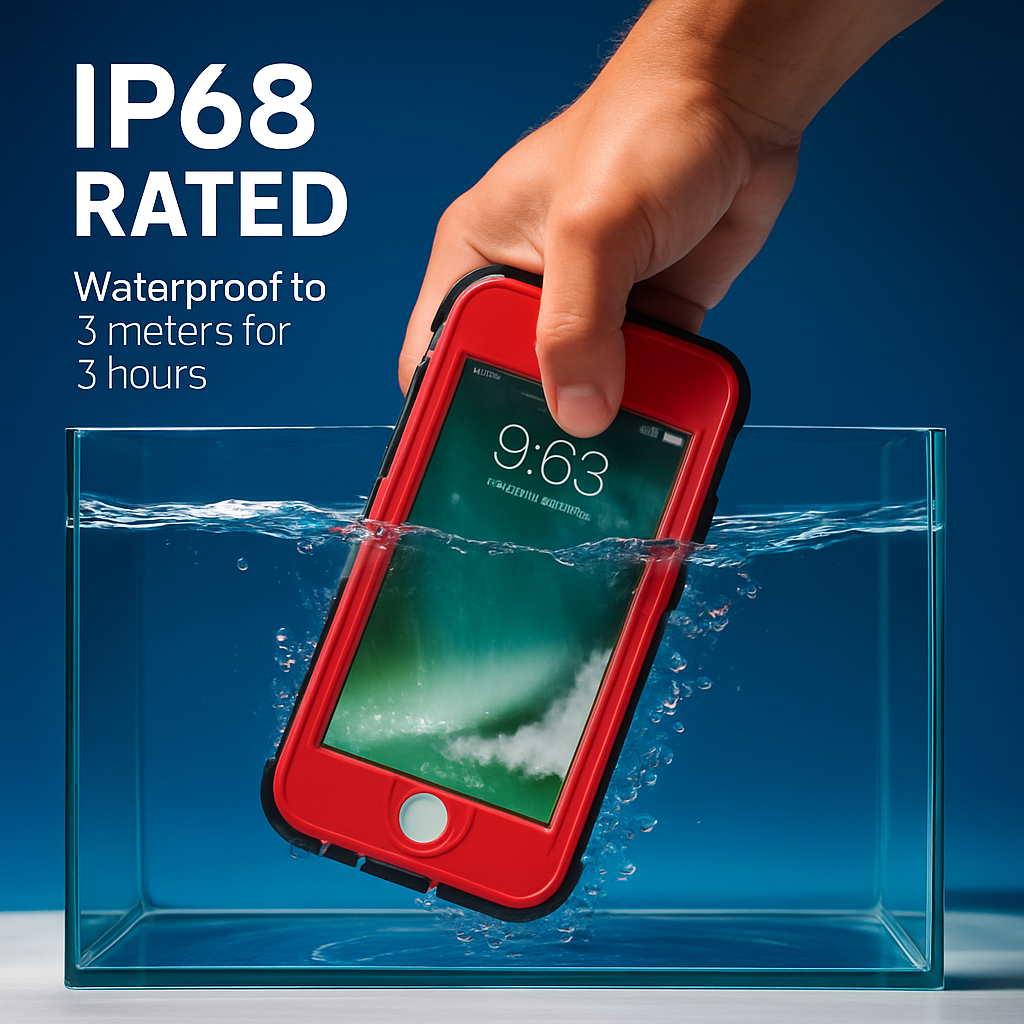 Rugged Water-proof Hybrid Full Cover Case For iPhone 7 Plus