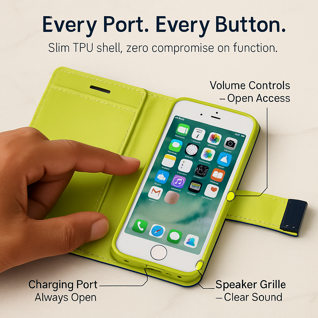 Dual-Folio Wallet Case for Apple iPhone 7