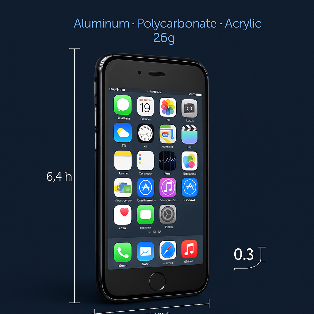 Slim Shock-resistant Mirror Case For iPhone 6 Plus/6s Plus