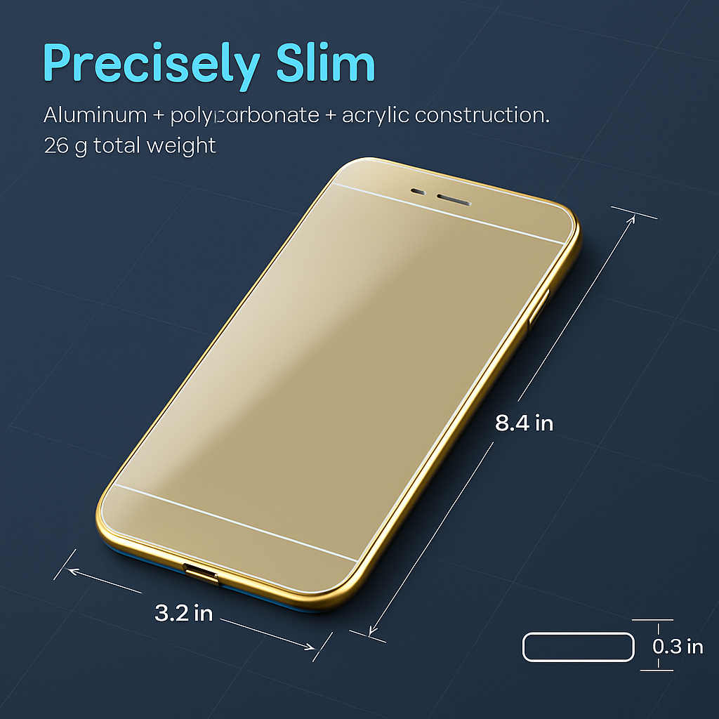 Slim Shock-resistant Mirror Case For iPhone 6 Plus/6s Plus