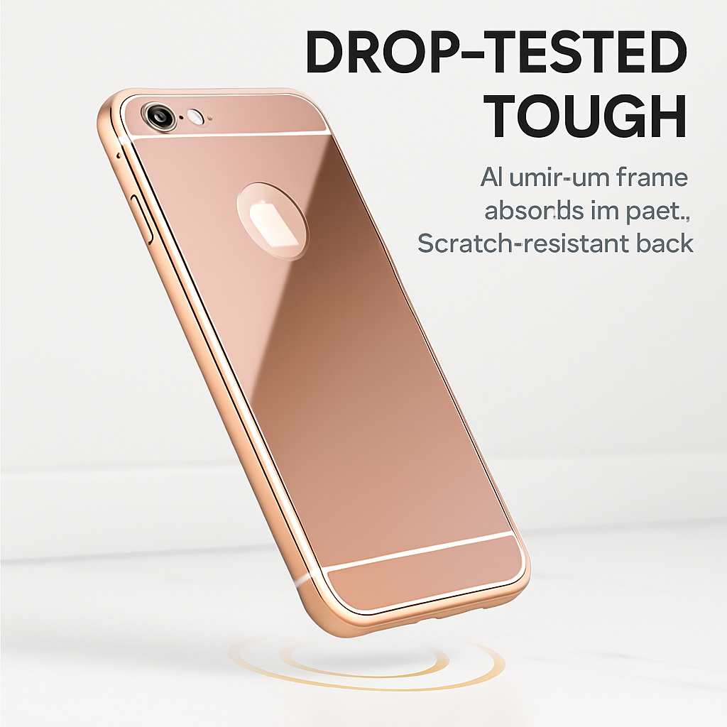 Slim Shock-resistant Mirror Case For iPhone 6 Plus/6s Plus